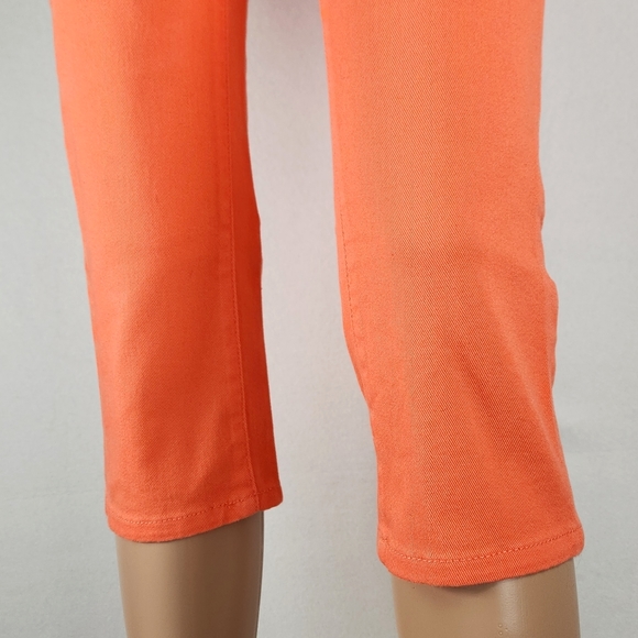 CHAPS orange Ankle Jeans Size 2P - Picture 7 of 17